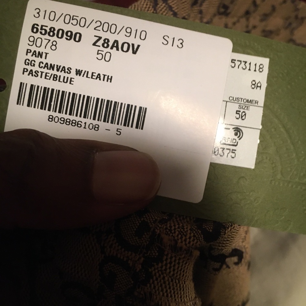 Gucci canvas pants. Size 50 (XL). New and unworn. Authentic. Still tagged. - Picture 7 of 10